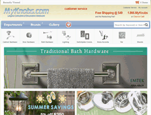 Tablet Screenshot of myknobs.com